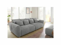 Zetel Gulliver 4-zit - stof - grijs