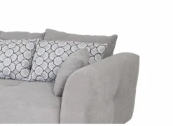 Zetel Gulliver 4-zit - stof - grijs