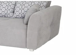 Zetel Gulliver 4-zit - stof - grijs