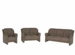 Zetel Marente 3+2+1-zit - stof - bruin