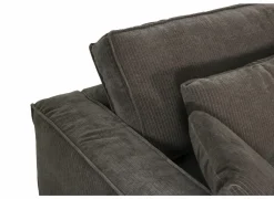 Zetel Marlon 3+2-zit - stof - bruin