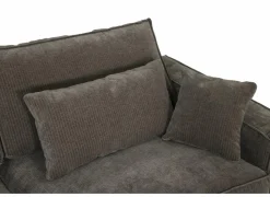 Zetel Marlon 3+1-zit - stof - bruin