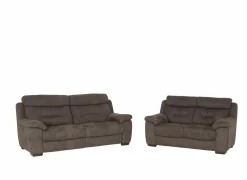 Zetel Neil 2,5+2-zit - stof - grijs