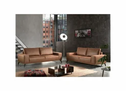 Zetel Nevada 3+2,5-zit - stof - bruin