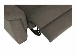 Zetel Notch 2,5+2-zit - stof - donkergrijs met relax