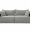 Zetel Relax Bigsofa  4-zit - stof - lichtgrijs