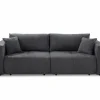 Zetel Relax Bigsofa 4-zit - stof - chenil antraciet