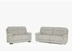 Zetel Saipan 2,5+2-zit - stof - grijs