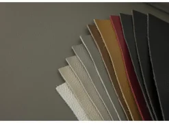 Zetel Singer 2,5+2-zit - leder - taupe