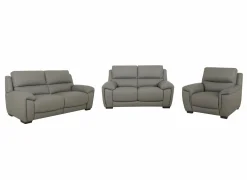 Zetel Sneak 2,5+2+1-zit - leder - elephant