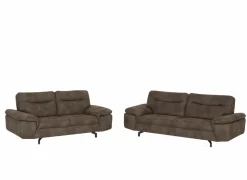 Zetel Stan 3+2-zit - stof - bruin