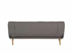 Zetelbed Fjord 1 persoons - 183x86cm - stof - grijs