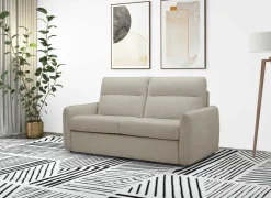 Zetelbed Milan 2 persoons - 195x95cm - stof - taupe