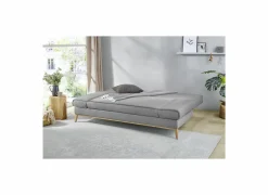 Zetelbed Yann 2 persoons - 198x92cm - stof - grijs
