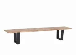 Zitbank Scarface 270cm - sheesham massief - naturel