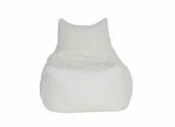 Zitzak Karina 80x83x106cm - bouclé - wit