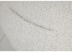 Zitzak Karina 80x83x106cm - bouclé - wit
