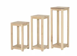 Zuil Arriba 30x30x75cm - eik massief - naturel